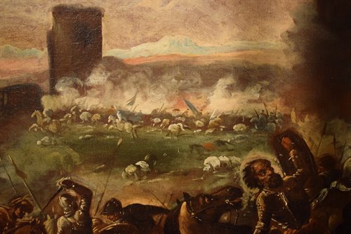 "Bataille, chrétiens contre Turcs"